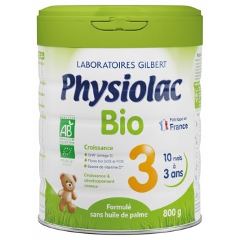 Physiolac Bio 3 10 Mois à 3 Ans 800g