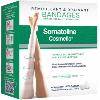 Somatoline Cosmetic Remodelant & Drainant Kit 2 Bandages