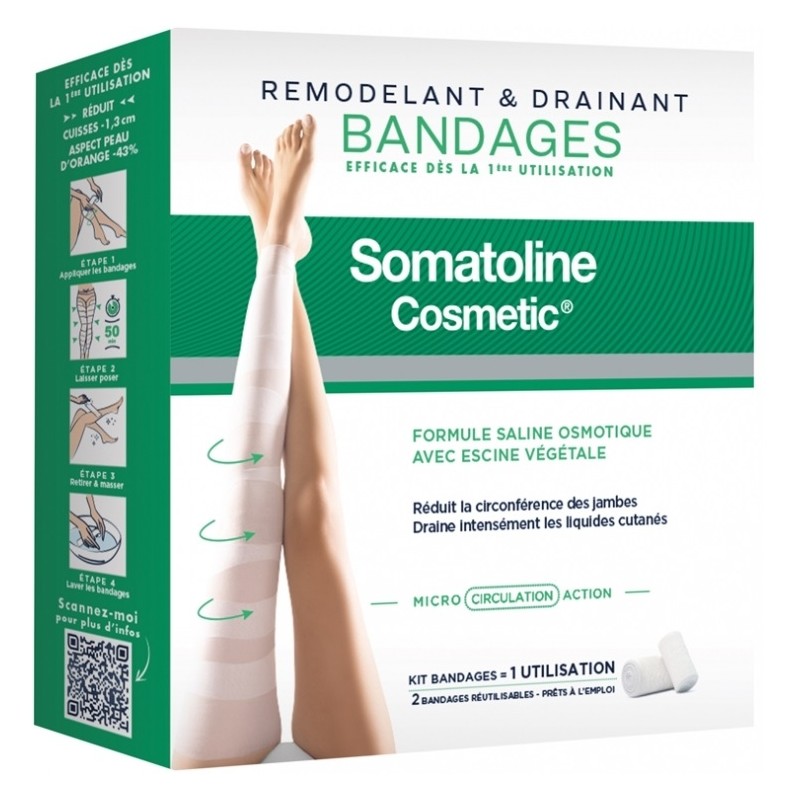 Somatoline Cosmetic Remodelant & Drainant Kit 2 Bandages