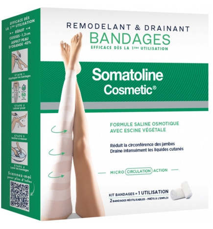 Somatoline Cosmetic Remodelant & Drainant Kit 2 Bandages