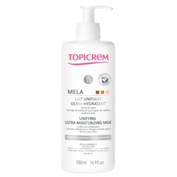 Topicrem MELA Lait Unifiant Ultra-Hydratant 500ml