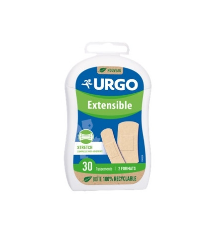 Urgo Extensible 30 Pansements 2 Formats