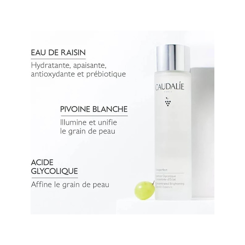 Caudalie – vinoperfect essence glycolique concentrée d’éclat, 100 ml