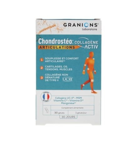 Granions Chondrostéo Articulations Collagène Activ 30 Gélules