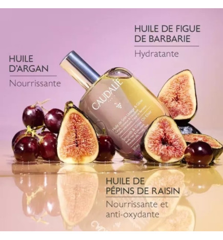 Caudalie – huile de soin figue lissage & glow, 100 ml