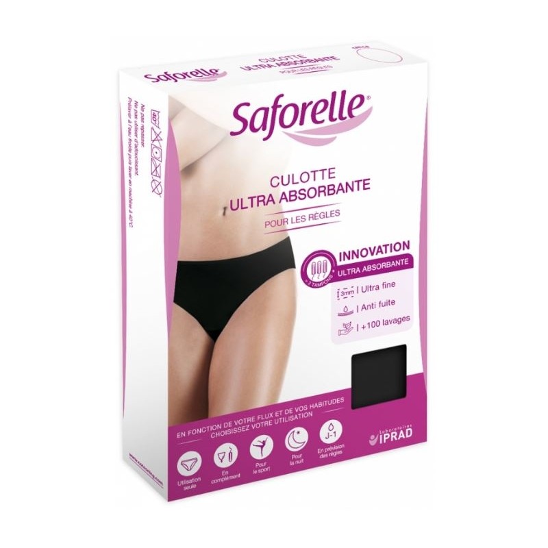 Saforelle Culotte Noire pour les Règles