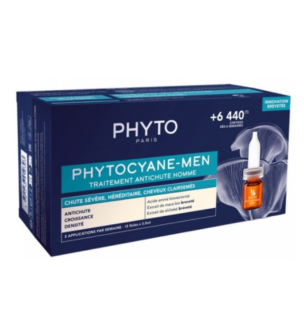 Phyto Phytocyane - Men Traitement Antichute Homme 12 x 3,5 ml