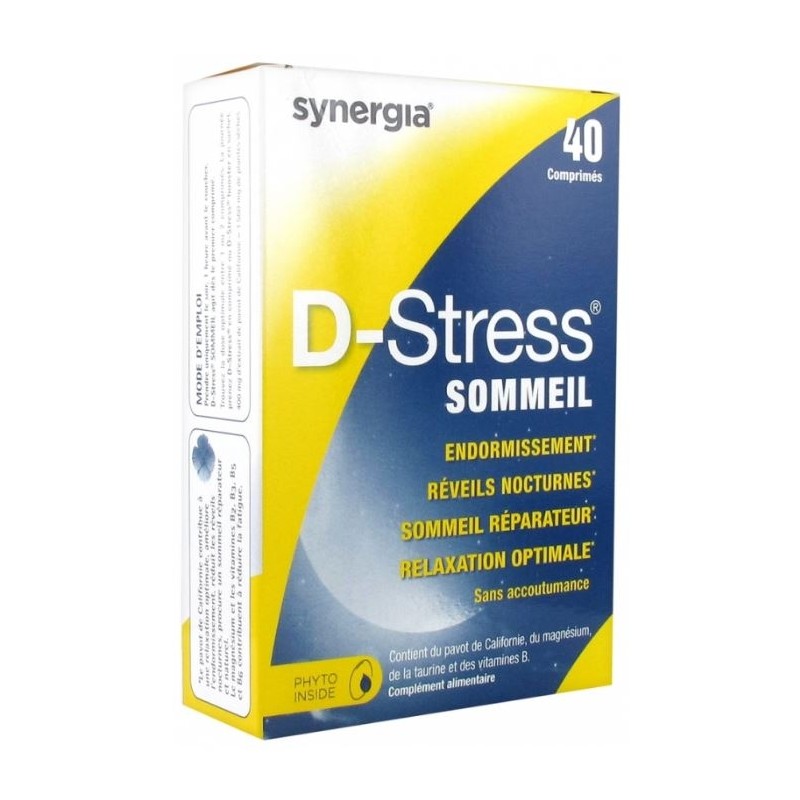 Synergia D-Stress Sommeil 40 Comprimés