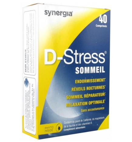 Synergia D-Stress Sommeil 40 Comprimés