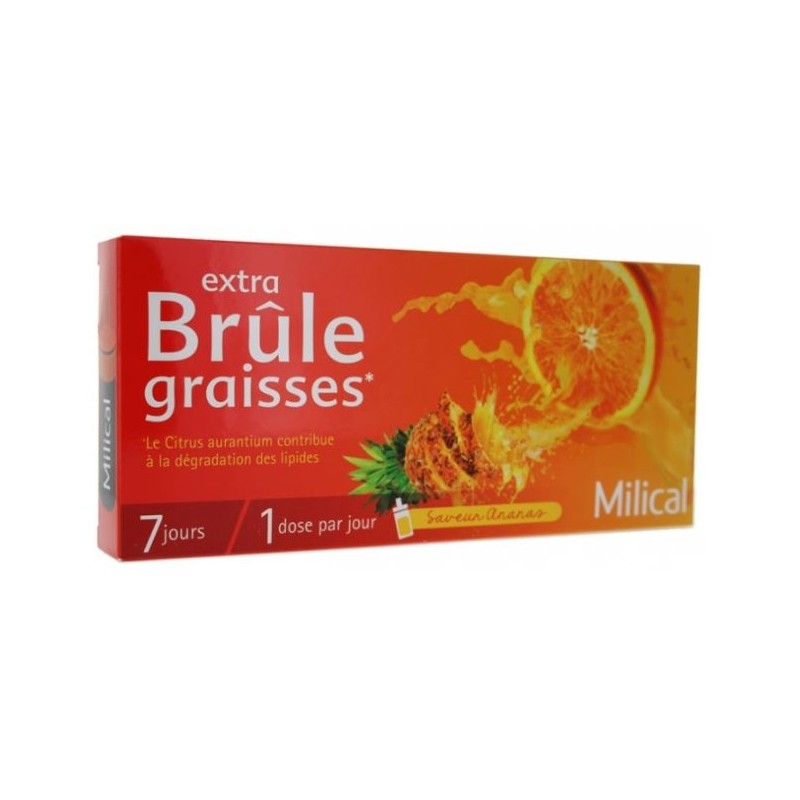 Milical Extra Ananas Brûle-Graisses 7 Doses