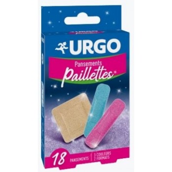 URGO Pansements Paillettes 2 Formats x18