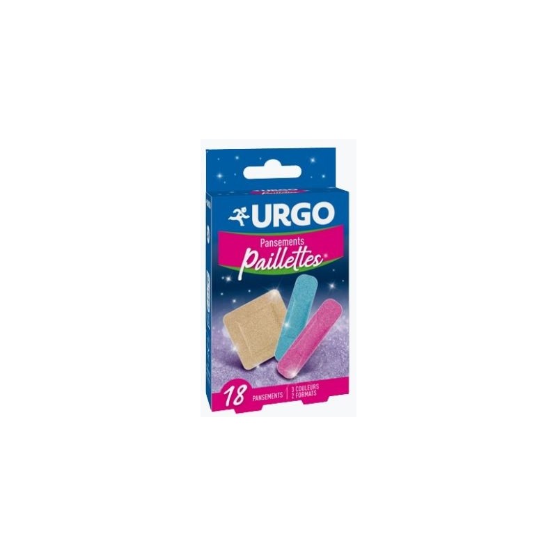 URGO Pansements Paillettes 2 Formats x18