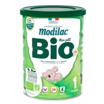 MODILAC Expert 1 Lait En Poudre Bio 800g 0 à 6 Mois