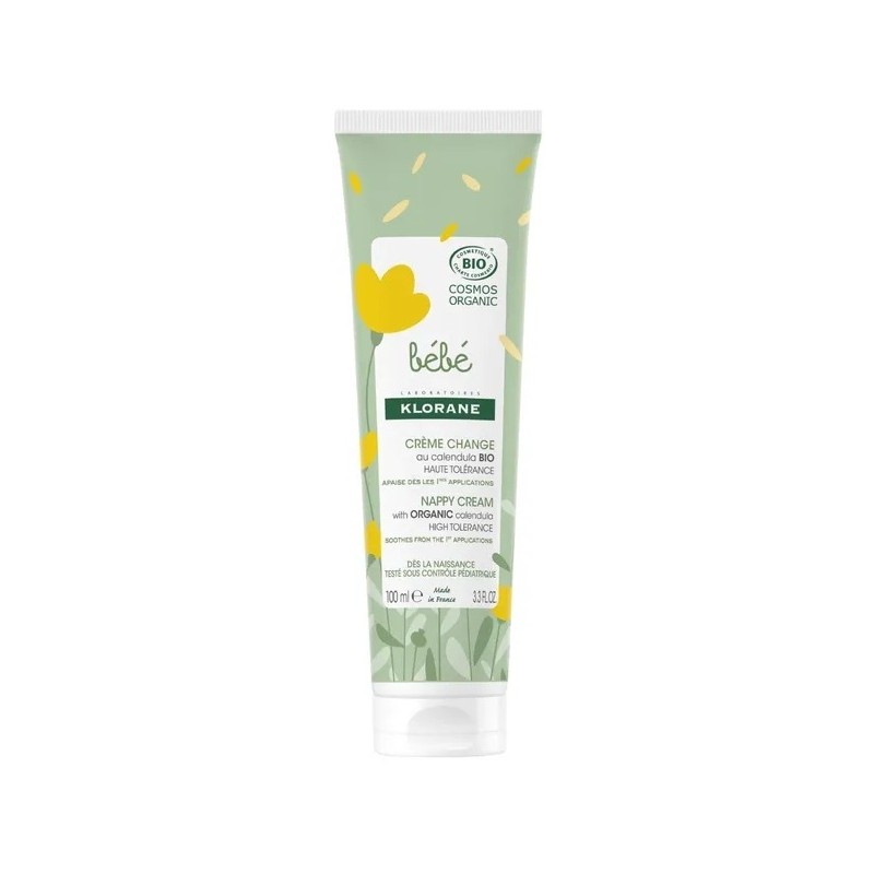 Klorane Bébé Crème de Change au Calendula Bio 100ml