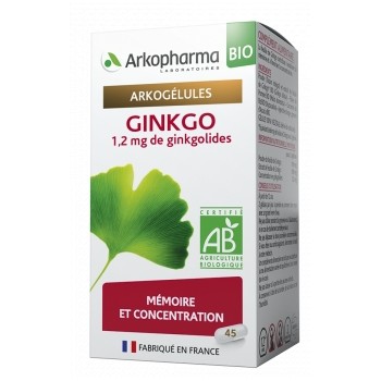 Arkopharma Arkogélules Gingko 45 Gelules