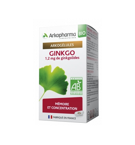 Arkopharma Arkogélules Gingko 45 Gelules