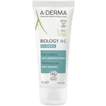 A-Derma Biology AC Global Soin matifiant anti-imperfections 40ml