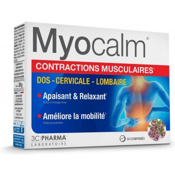 Les 3 Chênes Pharma Myocalm - Contractions Musculaires X30 Comprimés