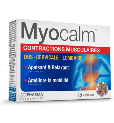 Les 3 Chênes Pharma Myocalm - Contractions Musculaires X30 Comprimés