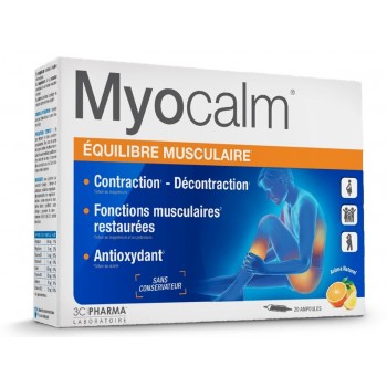 Les 3 Chênes Pharma Myocalm - Équilibre Musculaire X20 Ampoules