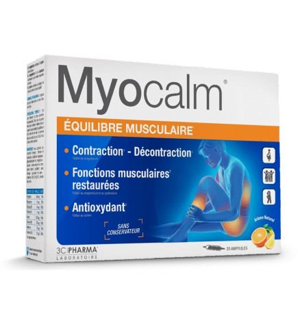 Les 3 Chênes Pharma Myocalm - Équilibre Musculaire X20 Ampoules