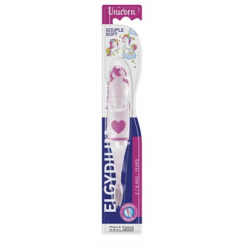 Elgydium Kids Unicorn 2/6 ans Brosse à dents enfant