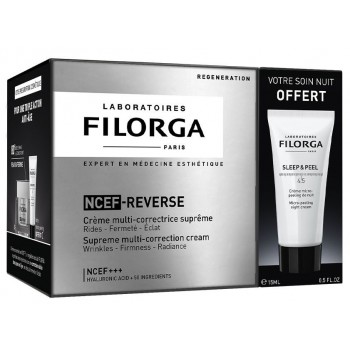 Filorga Duo NCEF-Reverse Crème Multi-correctrice Suprême + Sleep&Peel 4.5 Ncef-Reverse