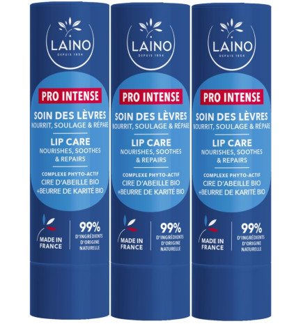 Laino Soin des Lèvres Pro Intense 3x4g