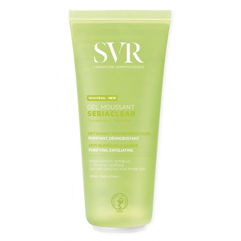 SVR Sebiaclear Gel Moussant 200ml