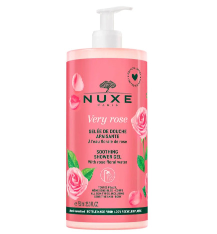 Nuxe Gelée de Douche Apaisante Very Rose 750ml