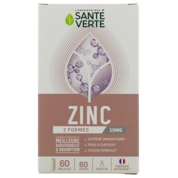 Santé Verte Zinc X60 Gélules