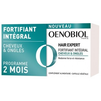 Oenobiol Hair Expert - Fortifiant Intégral - Cheveux & Ongles - 2X 60 Comprimés