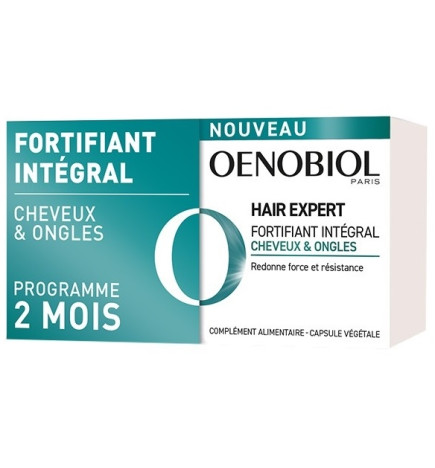 Oenobiol Hair Expert - Fortifiant Intégral - Cheveux & Ongles - 2X 60 Comprimés