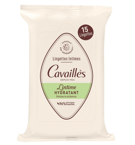 Rogé Cavaillès Lingettes Intimes Hydratant x15