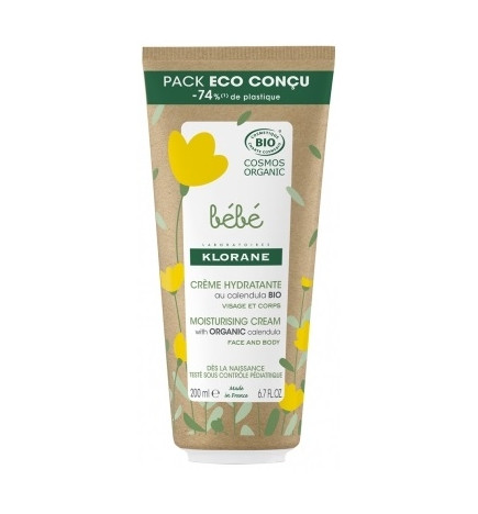 Klorane Bébé Crème Hydratante Bio 50ml