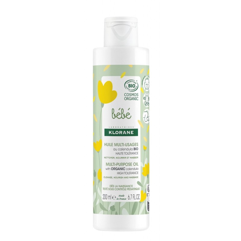 Klorane Bébé Huile Multi-Usages Bio 200ml