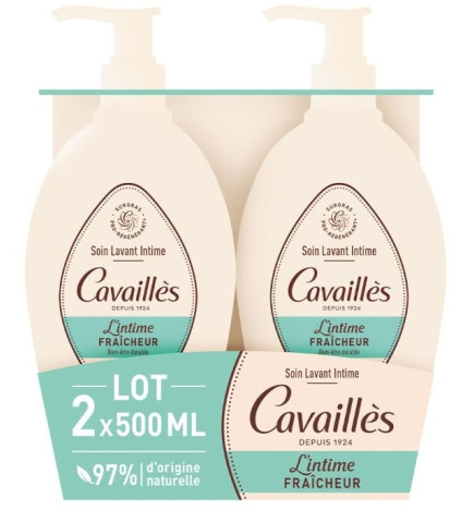 Roge Cavailles Soin Lavant Intime Fraicheur 2X 500ml