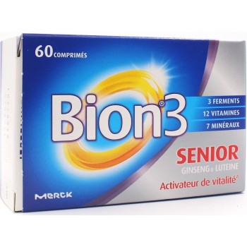 Bion 3 Seniors activateur de Vitalité 60 Comprimes
