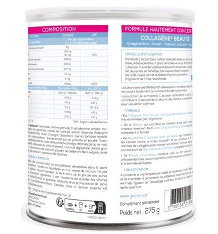 Granions – Collagène + beauté 275g