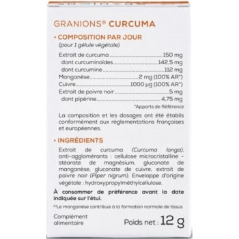 Granions Curcuma x30 Géllules