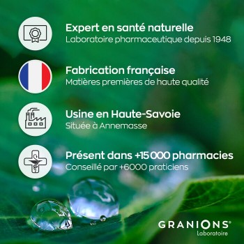 Granions Psyllium Blond 1000mg 60 gélules