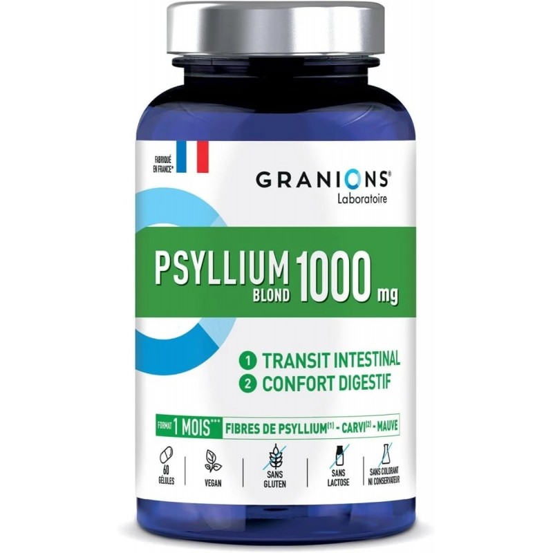 Granions Psyllium Blond 1000mg 60 gélules