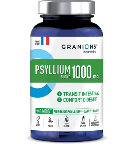 Granions Psyllium Blond 1000mg 60 gélules