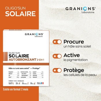 Granions Oligo'Sun Autobronzant 2 en 1 Format 1 mois