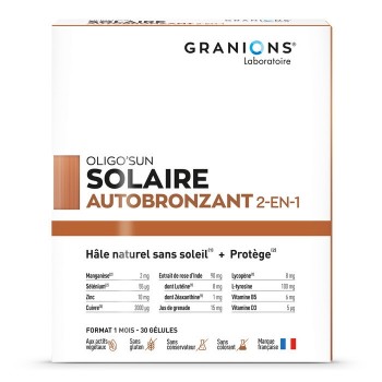 Granions Oligo'Sun Autobronzant 2 en 1 Format 1 mois