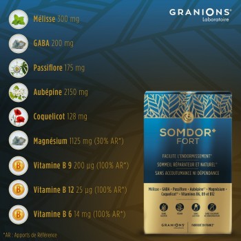 Granions Somdor+ Fort 30 Comprimés