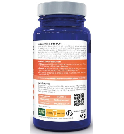 Granions – Vitamine C Liposomale 1000mg 60 Comprimés