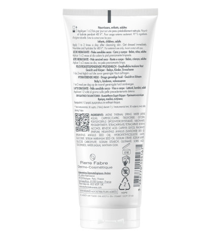 AVENE – XeraCalm Nutrition Lait hydratant, 100 ml