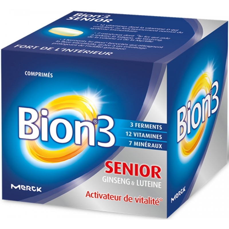 Bion 3 Seniors Activateur de Vitalité 30 Comprimes