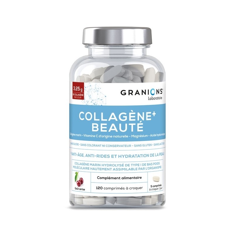 Granions Collagène+ Beauté 120 Comprimé à croquer Cerise